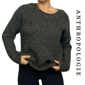 Anthropologie See U Soon Sweater Wool Keyhole Detailed Chunky Knit - Size S/M